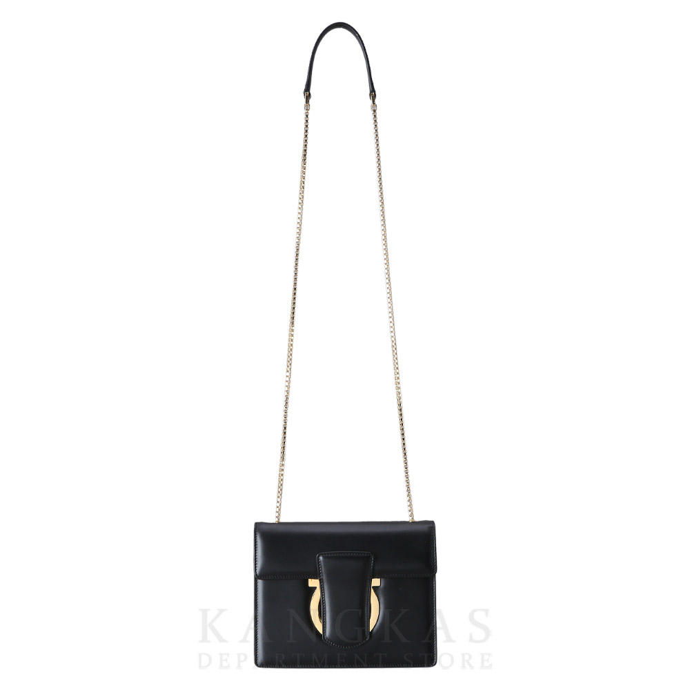 FERRAGAMO(USED)페레가모 간치니 체인 플랩백